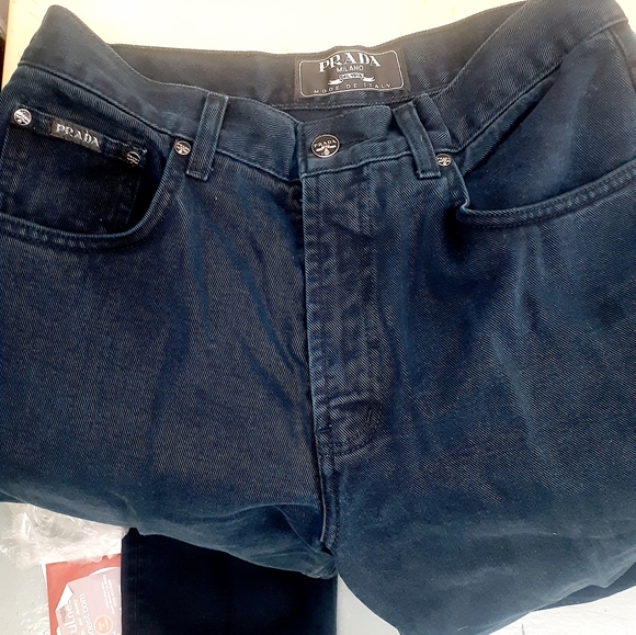 Prada Boot Cut Denim Jean's Pants 32 / 32 - Picture 8 of 16